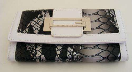 Stylish Black / White Ladies Purse