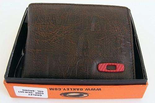 Brown Leather Oakley Wallet with removable card division