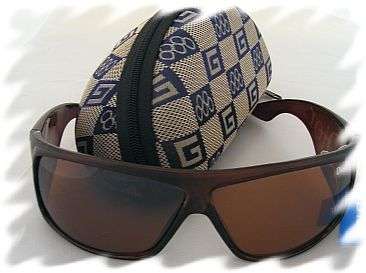 Brown Fashion Sunglasses With Case