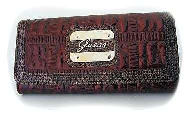 FREE SHIPPING ~ BURGUNDY GUESS PURSE