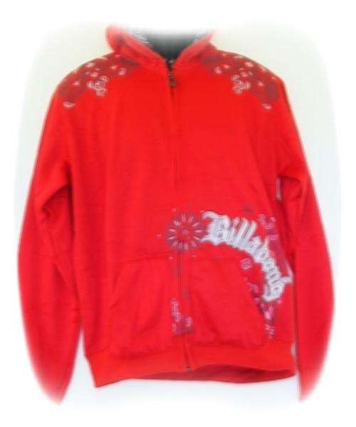 RED BILLABONG HOODIE - SIZE: XX-LARGE - SLIM FIT