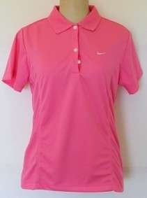 FREE SHIPPING - PINK NIKE GOLF SHIRT -SIZE : X-LARGE - slim fit