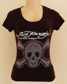 BROWN ED HARDY T-SHIRT - free size