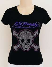 BLACK ED HARDY T-SHIRT - free size