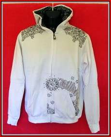WHITE BILLABONG HOODIE - SIZE: LARGE - slim fit