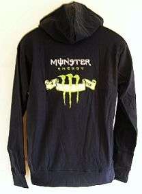 DARK BLUE MONSTER HOODIE : size: LARGE