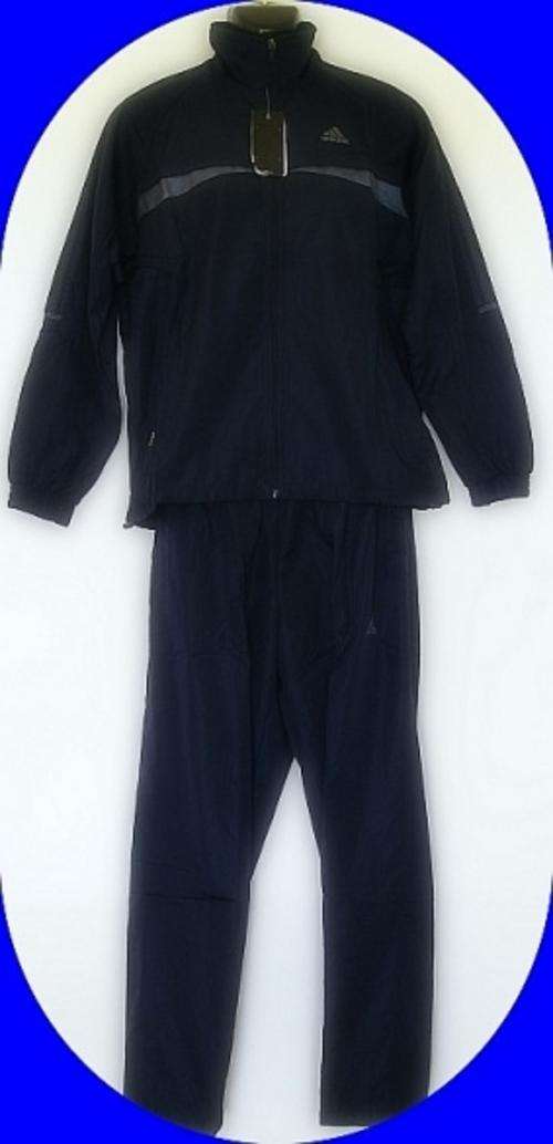 NAVY BLUE ADIDAS TRACKSUIT - SIZE: XXX-LARGE - very slim fit