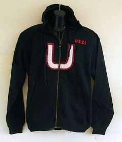 BLACK UZZI HOODIE - SIZE: MEDIUM - slim fit