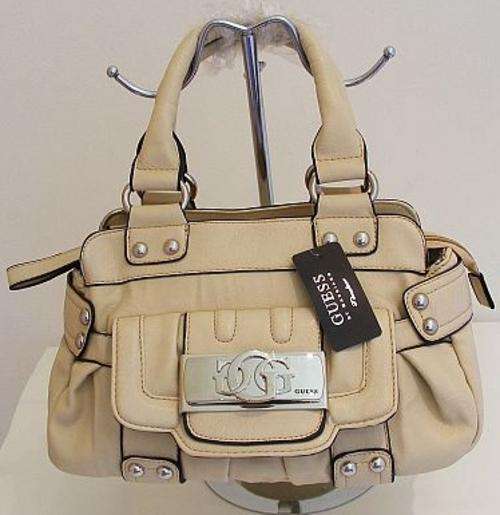 BEIGE GUESS HANDBAG