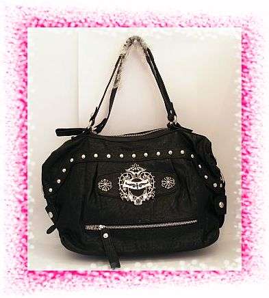 BLACK GUESS HANDBAG