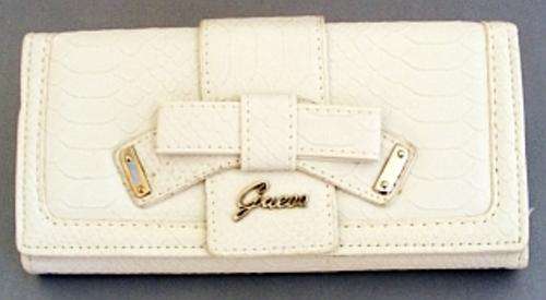 Ladies White Guess Purse