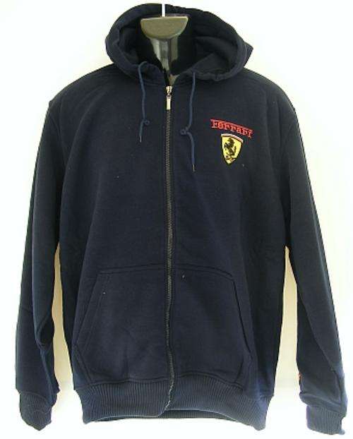 BLUE FERRARI HOODIE- Size: XLARGE - SLIM FIT