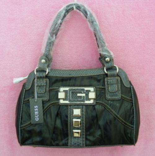 DARK GREY GENUINE GUESS HANDBAG