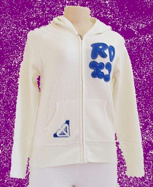 Winter White Roxy Hooded Jersey - Size: L