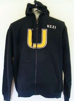 NAVY BLUE UZZI HOODIE - SIZE: LARGE - slim fit