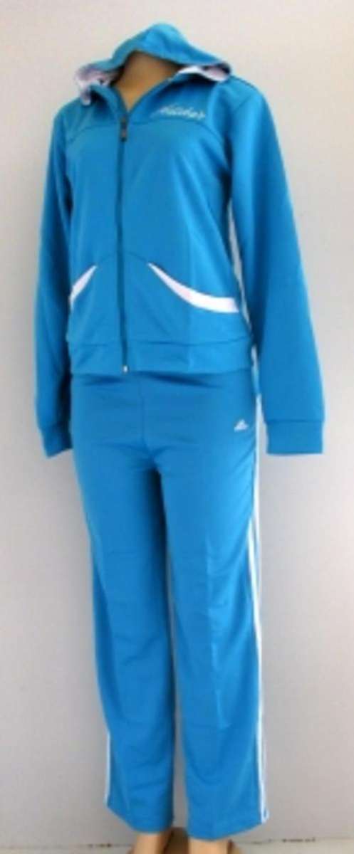 BLUE ADIDAS TRACKSUIT - SIZE: X-LARGE