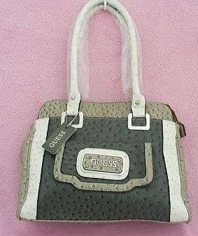 ~Free Shipping~ BRAND NEW BEIGE / GREY GUESS HANDBAG