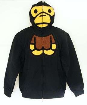 Black Baby Milo Hoodie - size: Large