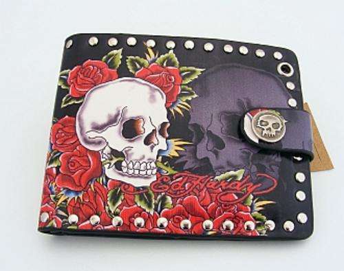 Black Ed Hardy Wallet