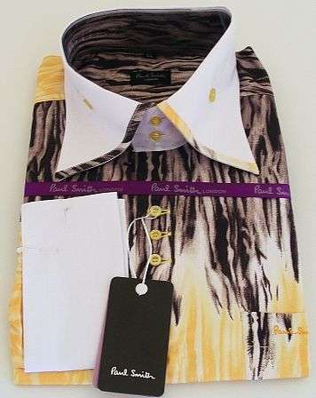 PAUL SMITH COLLAR SHIRT- SIZE: X LARGE- slim fit