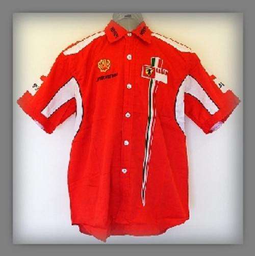 RED FERRARI SHIRT - SIZE: LARGE - slim fit