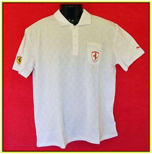 WHITE PUMA SHIRT - SIZE: X-LARGE - slim fit