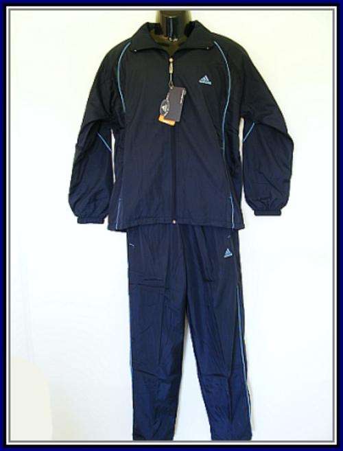 NAVY BLUE ADIDAS TRACKSUIT - SIZE: X-LARGE - slim fit