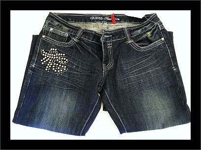 Ladies Blue Guess Jeans - Size: 34