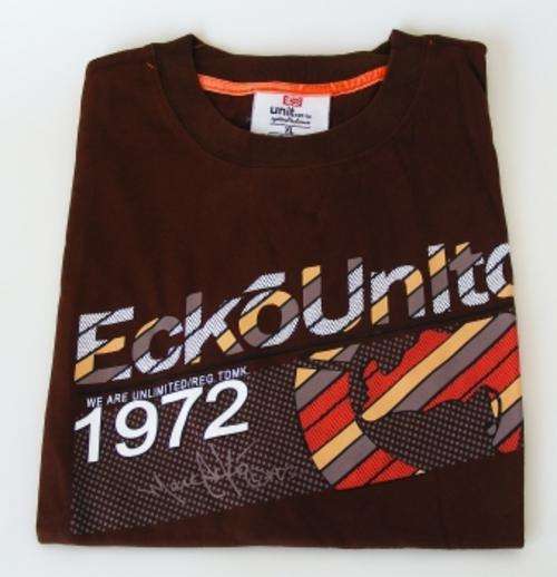 BROWN ECKO T-SHIRT - SIZE: XL