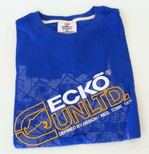 BLUE ECKO T-SHIRT - SIZE: L