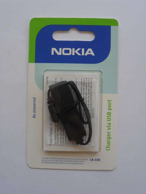 Original Nokia CA-100 USB Thin Pin Charger