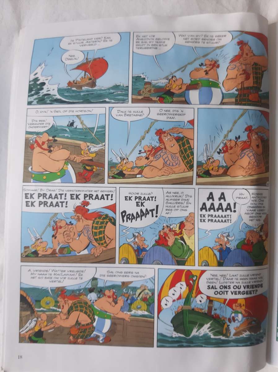 ASTERIX BY GOSCINNY & UNDERZO IN AFRIKAANS!!!