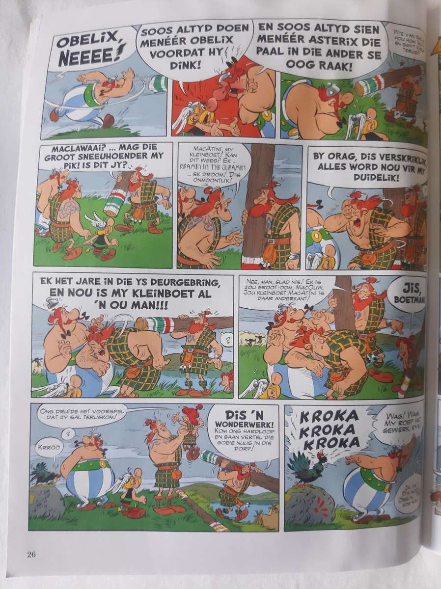 ASTERIX BY GOSCINNY & UNDERZO IN AFRIKAANS!!!