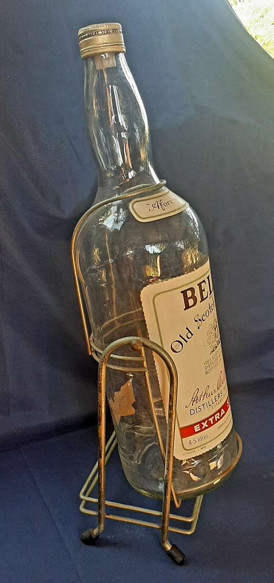 LARGE 4.5 LITER BELLS OLD SCOTCH WHISKY BOTTLE
