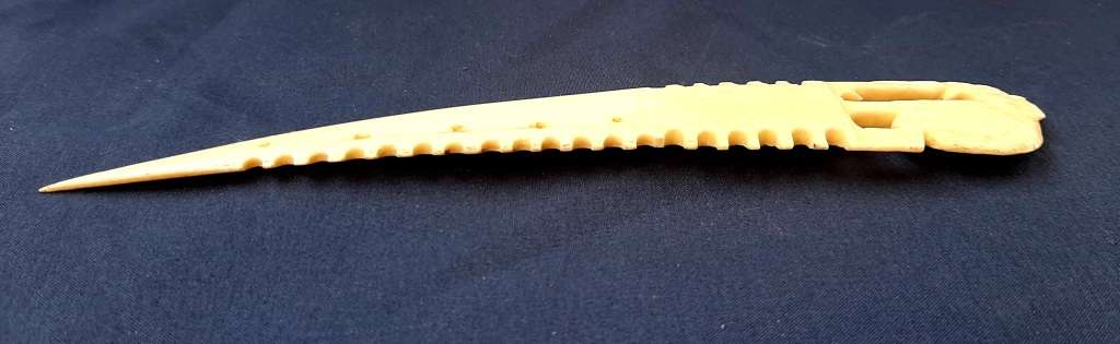 HANDCARVED BONE LETTER OPENER