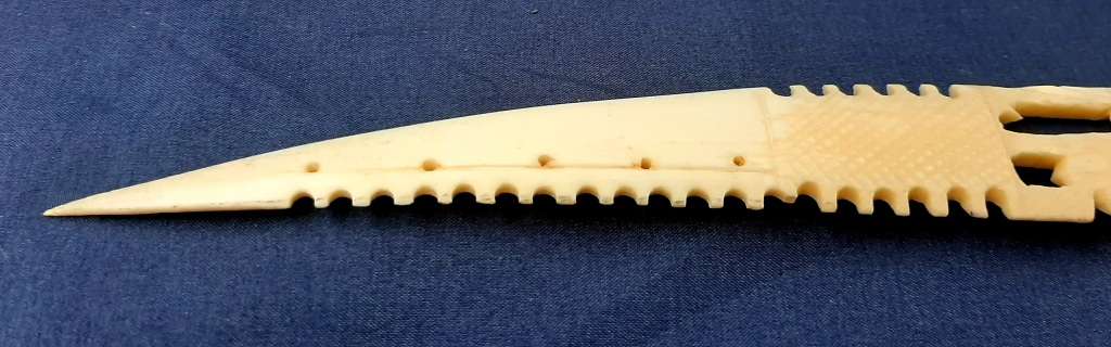 HANDCARVED BONE LETTER OPENER