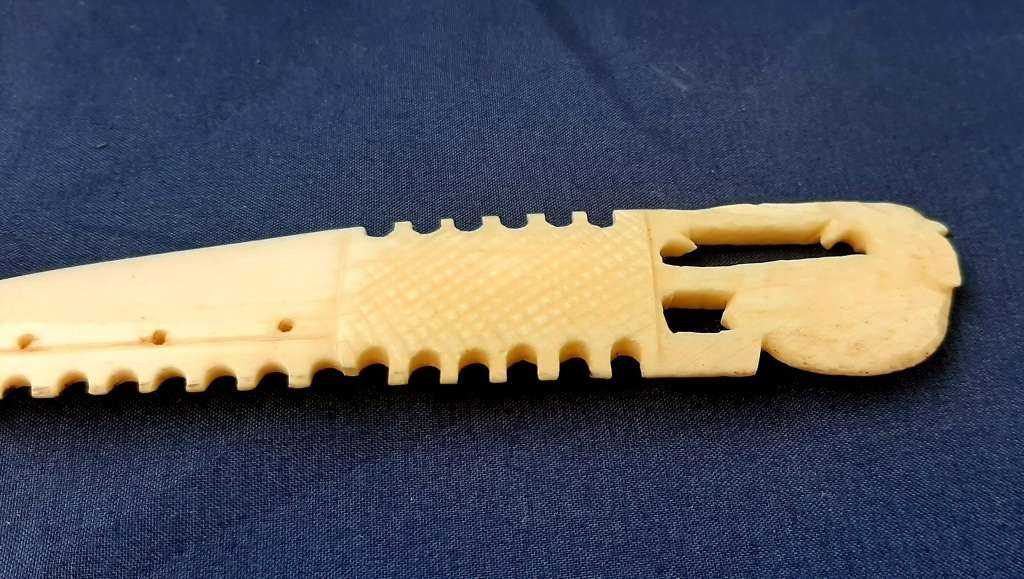 HANDCARVED BONE LETTER OPENER