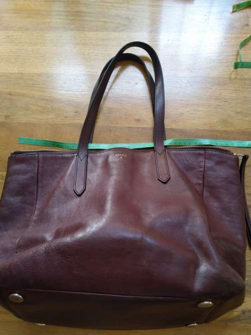 Leather hand bags and boots