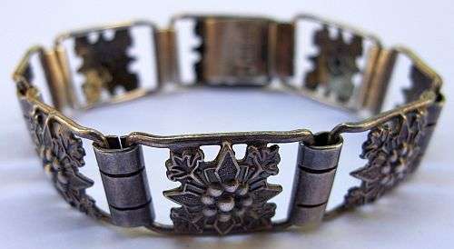 A vintage Candida sterling silver bracelet in excellent condition