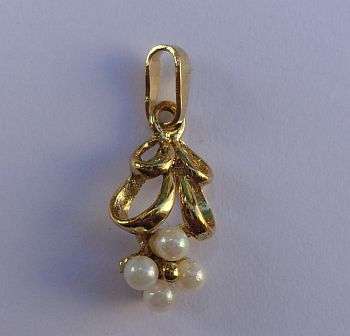 A VINTAGE GENUINE 9CT GOLD PENDANT - MADE IN WEST GERMANY - LAST ONE LIKE THIS !!! - POSTAGE R25