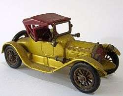 A Vintage die cast model of a 1913 Cadillac by Lesney\ Matchbox England