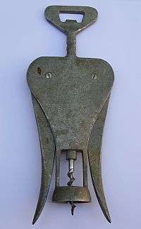 A large old corkscrew