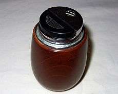 A vintage electronic table lighter