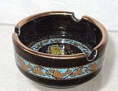 Very pretty decorated ashtray - Cyprus