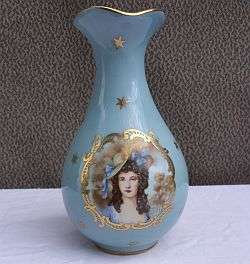 A lovely Limoges vase
