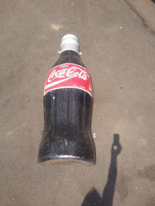 Large Coke Bottle Sign