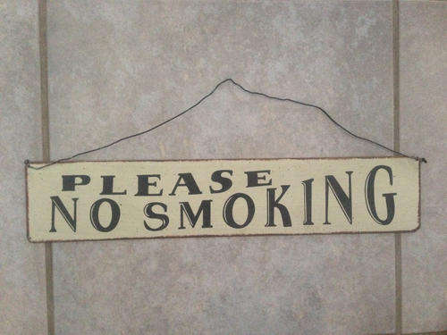 Vintage Style No Smoking Sign