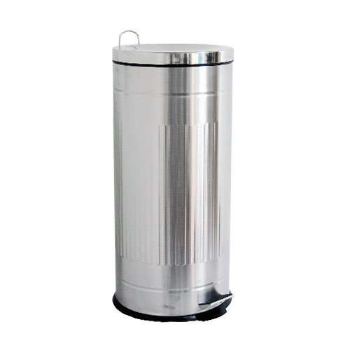 30L GALVANIZED DUSTBIN
