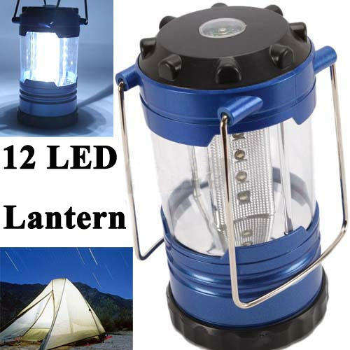 12 LED Bivouac Lantern Light Lamp for Camping and Fishing