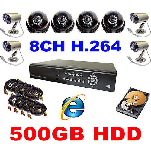 8CH CCTV SYSTEM * BETTER QUALITY CAMERA's + 6 MONTH WARRANTY * FREE 9CH POWER SUPPLY BOX WORTH R380